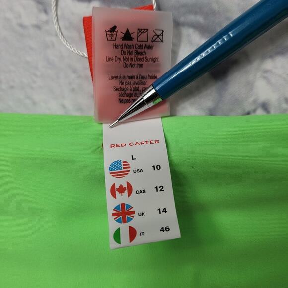 NWT Red Carter Chain Side Bikini Bottom size Large - Picture 8 of 16